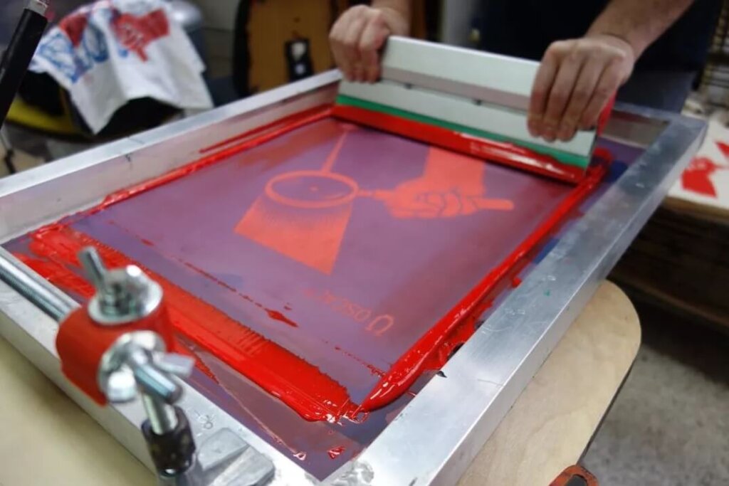 silk screen printed eyeglass cloth